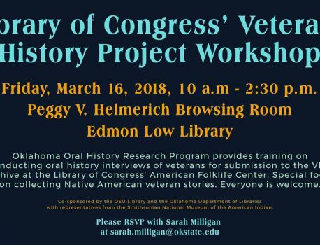 Veteran’s History Project Training Coming to Stillwater